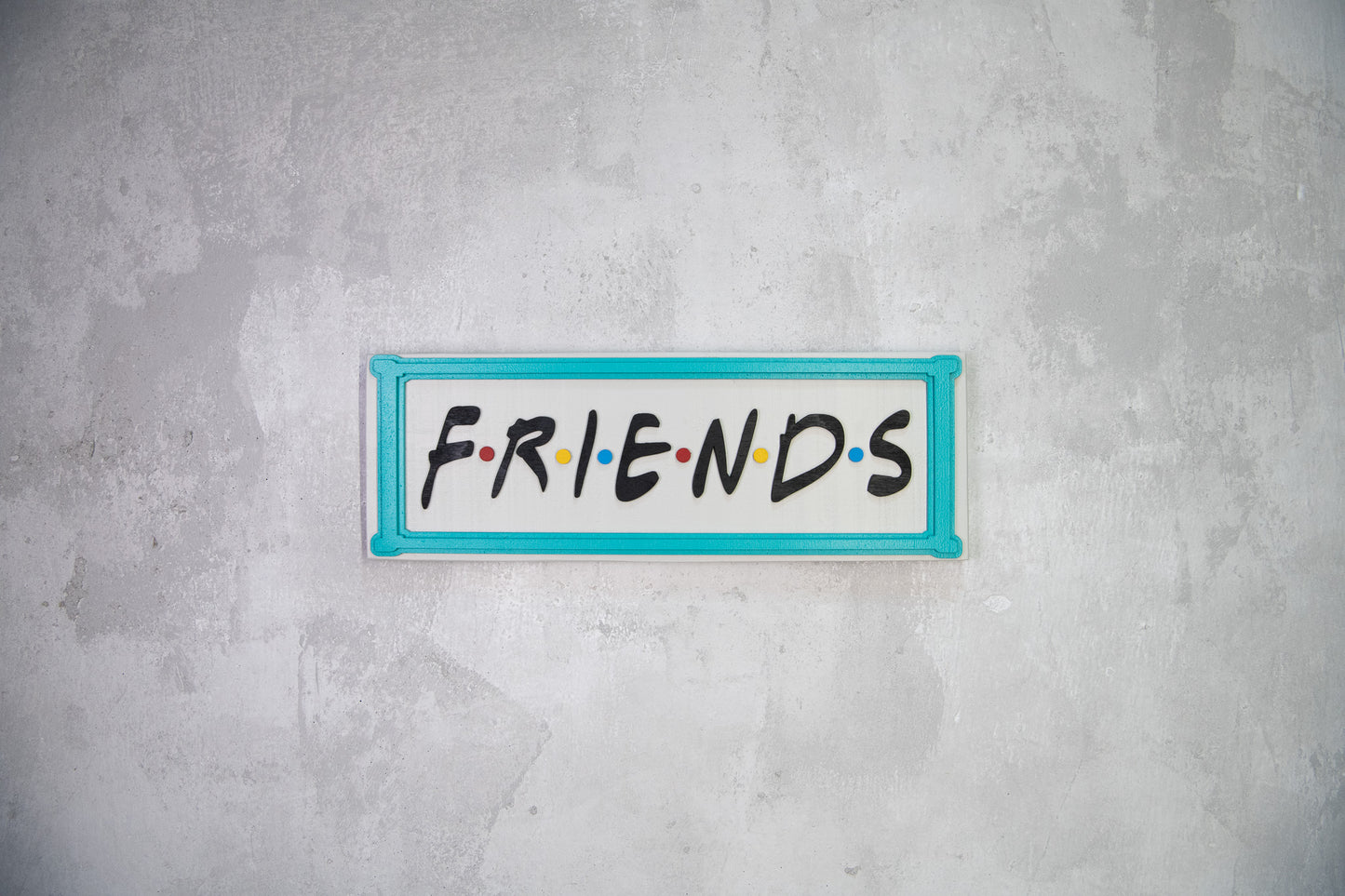 Χειροποίητη Ξύλινη Πινακίδα FRIENDS