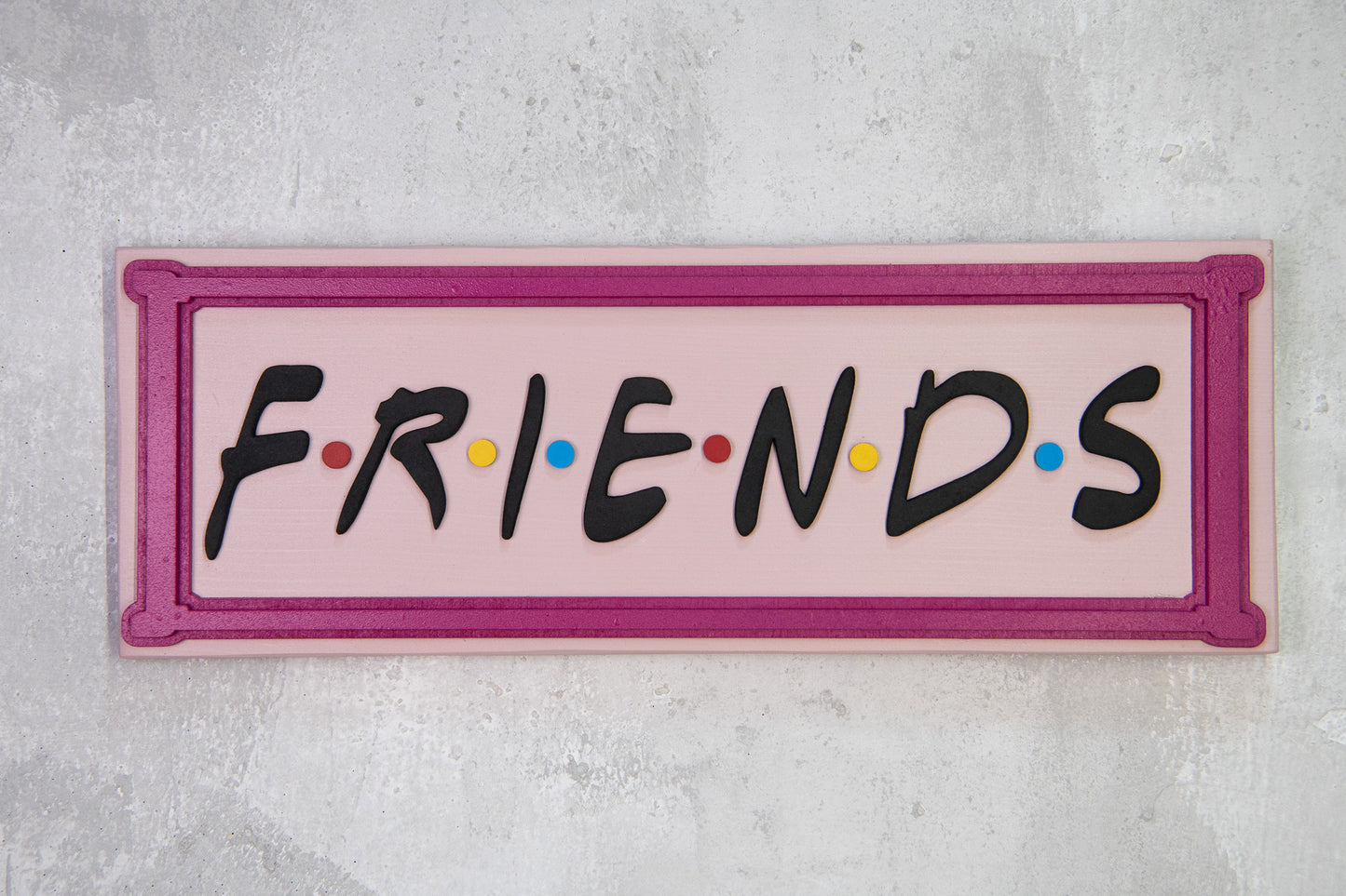 Χειροποίητη Ξύλινη Πινακίδα FRIENDS