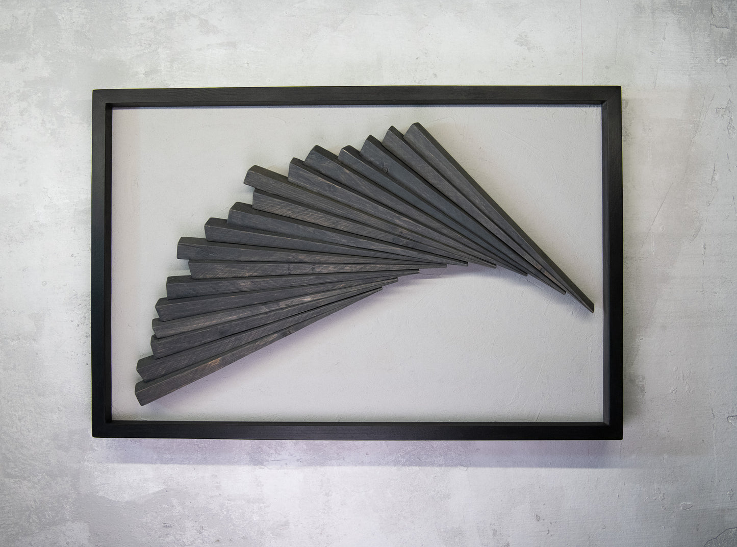 Αφηρημένο Ξύλινο Διακοσμητικό Έργο Τοίχου – Χειροποίητο Γεωμετρικό Design, Μοντέρνα Μινιμαλιστική Διακόσμηση