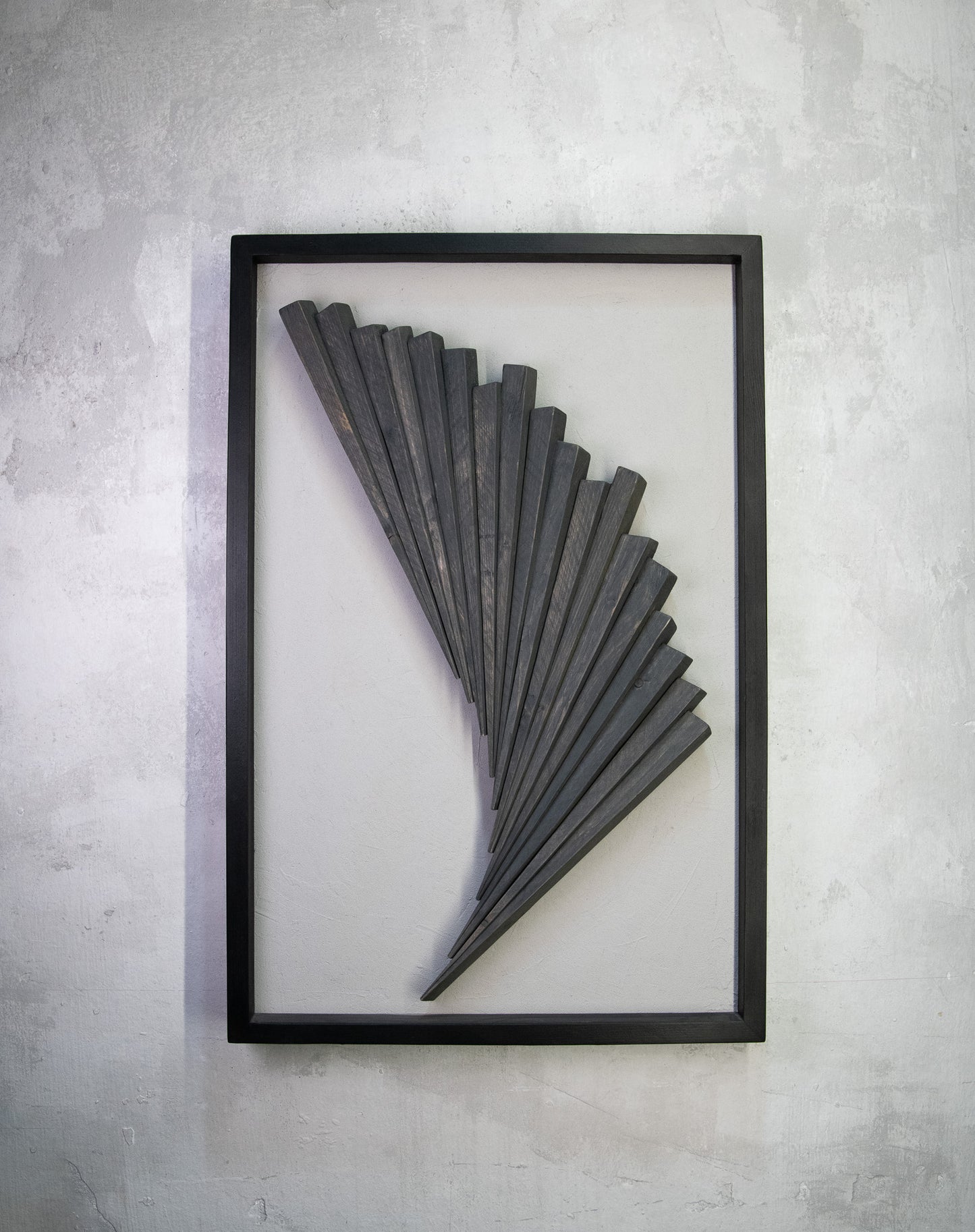 Αφηρημένο Ξύλινο Διακοσμητικό Έργο Τοίχου – Χειροποίητο Γεωμετρικό Design, Μοντέρνα Μινιμαλιστική Διακόσμηση