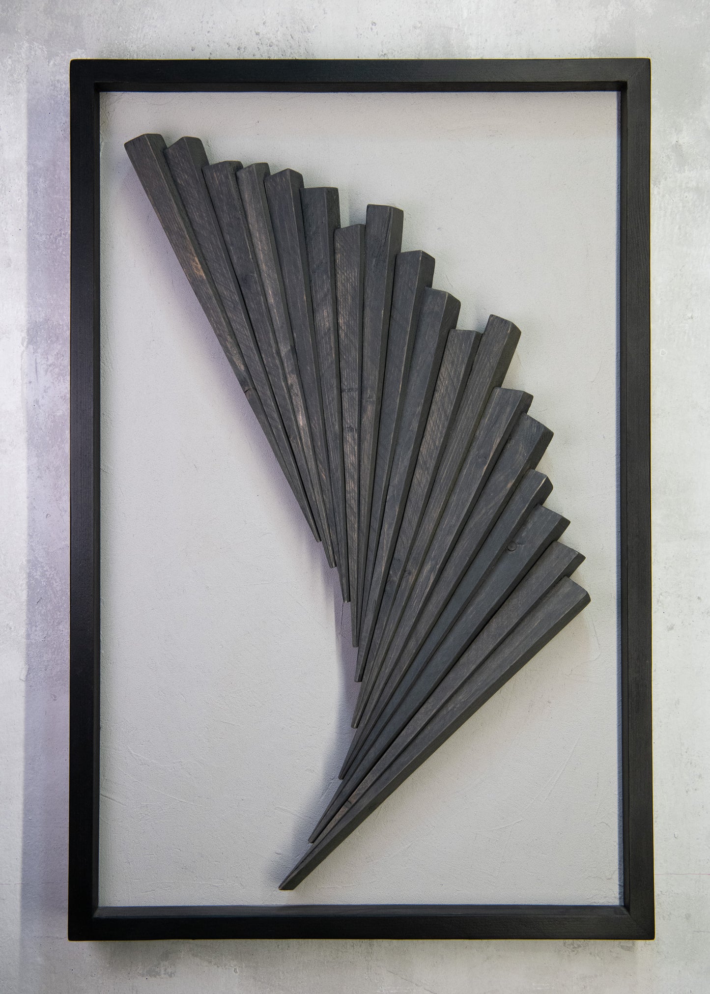 Αφηρημένο Ξύλινο Διακοσμητικό Έργο Τοίχου – Χειροποίητο Γεωμετρικό Design, Μοντέρνα Μινιμαλιστική Διακόσμηση